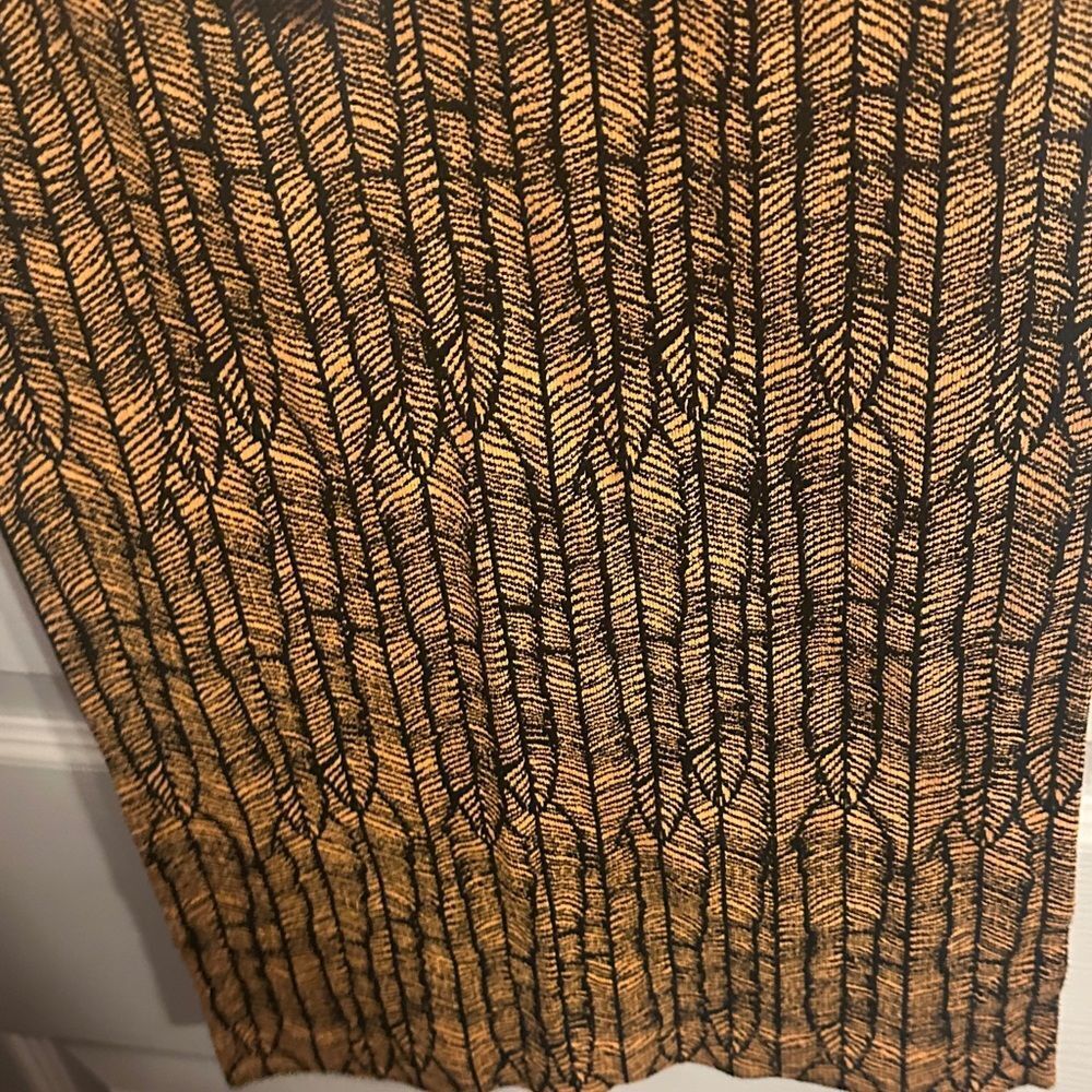 Niki Biki Orange and Black Patterned Tank Top - Picture 6 of 6